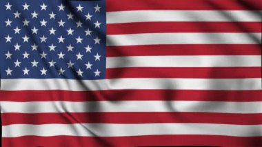 Amerika Birleşik Devletleri Dalgalanan Bayrak, Amerika Birleşik Devletleri Bayrağı, Amerika Birleşik Devletleri Bayrağı Dalgalanan Animasyon, Amerika Birleşik Devletleri Bayrağı 4K Sosyal medya platformu için görüntü, güzel el sallama animasyonu ve 3D etkisi, İnanılmaz video efekti.