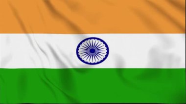 Hindistan Bayrağı, Hindistan Bayrağı, Hindistan Bayrağı Dalgalanan Animasyon, Hindistan Bayrağı 4K Görüntüsü, 3D video, sosyal medya platformu ve ticari kullanım için klip, Güzel Sanatlar ve Dalgalanan Animasyon