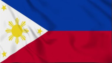 Filipinler Dalgalanan Bayrak, Filipinler Bayrağı, Filipinler Bayrağı Dalgalanan Animasyon, Filipinler Bayrağı 4K Görüntü, 3D video, sosyal medya platformu ve kullanılan ticari platformlar için klip, Güzel Sanatlar ve Dalgalanan Animasyon