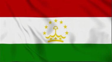 Tacikistan Dalgalanan Bayrağı, Tacikistan Bayrağı, Tacikistan Dalgalanan Bayrağı Animasyon, Tacikistan Bayrağı 4K Görüntü, 3D video, sosyal medya platformu ve ticari kullanım için klip, Güzel Sanatlar ve Dalgalanan Animasyon