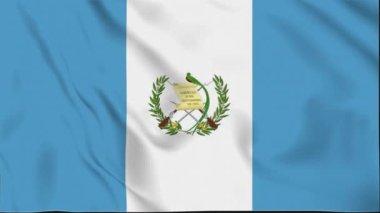 Guatemala Dalgalanan Bayrağı, Guatemala Bayrağı, Guatemala Dalgalanan Animasyon Bayrağı, Guatemala Bayrağı 4K Görüntü, 3D video, sosyal medya platformu ve ticari kullanım için klip, Güzel Sanatlar ve Dalgalanan Animasyon