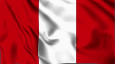 Peru Dalgalanan Bayrak, Peru Bayrağı, Peru Dalgalanan Animasyon Bayrağı, Peru Bayrağı 4K Görüntü, 3D video, Sosyal medya platformu ve ticari kullanım için klip, Güzel Sanatlar ve Dalgalanan Animasyon