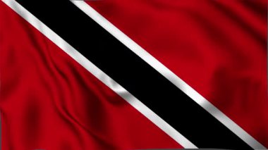 Trinidad ve Tobago Dalgalanan Bayrak, Trinidad ve Tobago Bayrağı, Trinidad ve Tobago Dalgalanan Bayrağı Animasyon, Trinidad ve Tobago Bayrağı 4K Görüntüsü, 3D video, sosyal medya platformu ve ticari kullanım için klip, Güzel Sanatlar ve Dalgalanan Animasyon