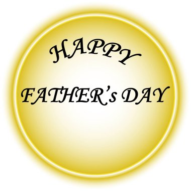 Mutlu Babalar Günü tipografi tasarımı, Aile Tatili Tebrik kartı Retro Poster Vektörü Düz beyaz arkaplanlı