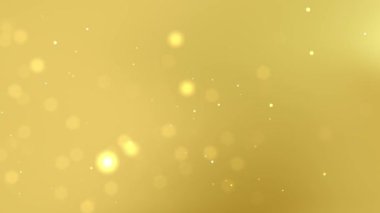 Bulanık ışıkları ve parıltıları olan altın bir arka plan. Lüks, kutlama ya da büyüleyici bir dokunuşla şenlikli tasarımlar için uygundur..