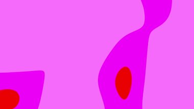 Pembe ve kırmızı soyut şekiller canlı bir tasarım yaratır, arkaplan grafikleri, modern sanat kavramları ve cesur görsel projeler için mükemmeldir..