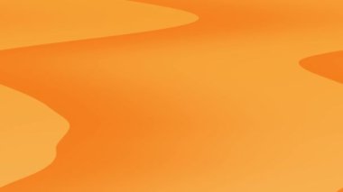 Arkaplan, poster, dijital tasarım ve sanatsal projeler için uygun eğri çizgileri ve grafikleri olan turuncu soyut sanat eserleri. Parlak ve modern estetik.