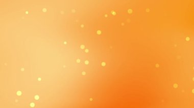 Turuncu eğimli arka plan, dağınık sarı daireler. Canlı tasarımlar, soyut kavramlar, arka planlar, dokular ve modern sanat için mükemmel..