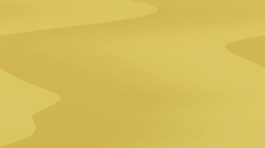 Pürüzsüz dalgalı eğrileri olan altın sarısı soyut arkaplan, grafik tasarım projeleri, web arkaplanları ve canlı tasarım elemanları için uygun.