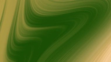 Soyut kıvrımlı yeşil ve bej renkler, arka planlar, tasarım projeleri, tekstil ve modern sanat kavramları için uygun canlı bir desen oluşturur..