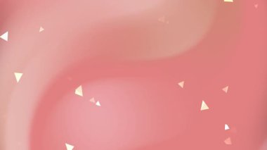 Grafik tasarım projeleri, sosyal medya paylaşımları, web sitesi geçmişleri ve baskı materyalleri için uygun dağınık açık bej üçgenler ile soluk şeftali arkaplan.