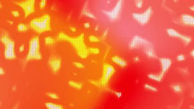 Parlak noktalı turuncu şebeke arka planı ve modern tasarım projeleri, dijital sanat eserleri, teknik sunumlar ve web geçmişleri için uygun yumuşak parıltı.