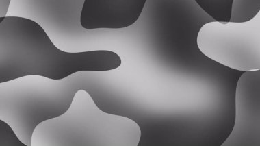 Özgeçmiş, duvar kağıdı, grafik tasarımı ve çağdaş sanat projeleri için uygun soyut gri tonlu sıvı şekilleri. Kusursuz harmanlanmış çok yönlü doku.