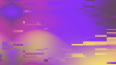 Sarı ve pembe dikdörtgenlere sahip mor gradyan, grafik tasarım projeleri ve dijital pazarlama malzemeleri için uygun modern ve canlı bir arkaplan.