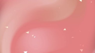 Pembe eğimli arka plan, dağınık küçük soluk üçgenler. Modern tasarım projeleri, sosyal medya grafikleri ve kadınsı markalaşma için ideal.
