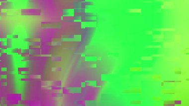 Soyut arkaplanlar, dijital tasarımlar, web sayfaları, posterler ve markalaşma projeleri için uygun pikselleştirilmiş şekillere sahip yeşil ve mor gradyan.