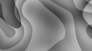 Gri soyut sanat, pürüzsüz akışkan şekilli. Modern tasarım projeleri, arka planlar veya çağdaş döneme sahip sanatsal kavramlar için uygundur..