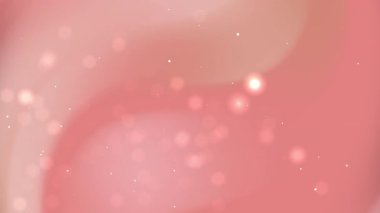 Arka planda beyaz lekeler olan pembe bulanık ışıklar. Festival tasarımları, soyut kavramlar, arka planlar ve tatil temaları için uygundur..