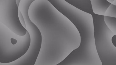 Gri organik şekiller, çağdaş tasarım projeleri, sanatsal kompozisyonlar ve yaratıcı kavramlar için mükemmel, soyut ve soyut bir arkaplan oluşturur..