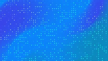 Sunumlar, afişler, web tasarımı ve dijital sanat projeleri için ideal, küçük beyaz noktalı mavi eğimli arkaplan.