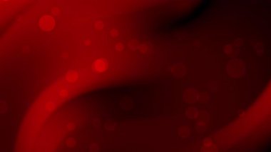 Kırmızı kıvrımlı arka plan, bulanık kırmızı daireler, soyut tasarım projeleri, arka planlar, dijital sanat ve canlı sunumlar için uygun.