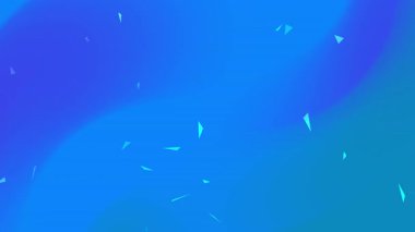 Soyut tasarımlar, geometrik kalıplar, modern arka planlar, dijital sanat ve sanatsal kavramlar için uygun dağınık açık mavi üçgenler ile mavi arkaplan.