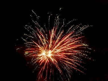 Havai fişek eğlence eğlence, gece eğlence