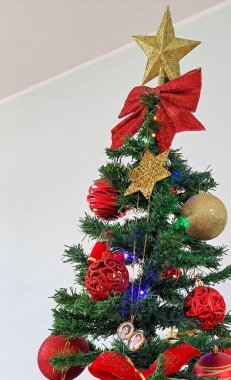 Rahmetli ailemle birlikte bir kutsal emanetçi ile Noel ağacı, ki bunu her zaman ana aile etkinliklerine götürürüm..