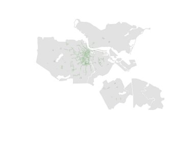 Avrupa Hollanda SIDEWALKS Amsterdam Haritası