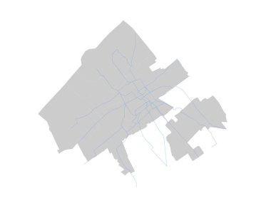 Avrupa 'nın Hollanda' sı Lahey Bölgeleri, sert rotalar-Yıldız Bisiklet Rotalarıyla Harita Haritası