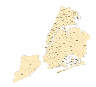 New York Şehir Toplum İlçeleri