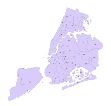 New York Okul Bölgeleri