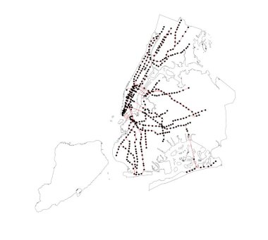 New York Metro İstasyonları ve hatları
