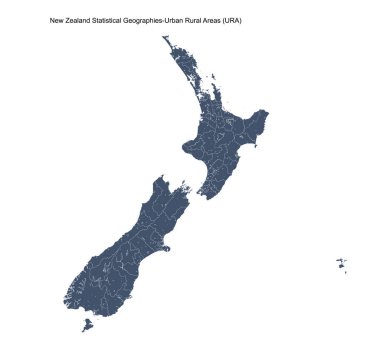Yeni Zelanda İstatistiksel Coğrafya-Kentsel Bölgeler