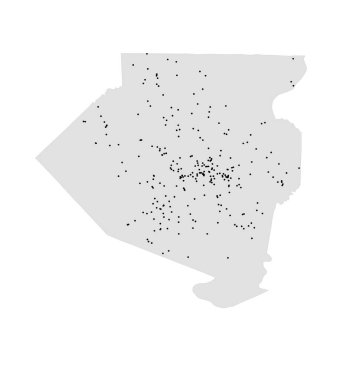 Pennsylvania Eyaleti Allegheny ilçe vektör çizimi tasarımı