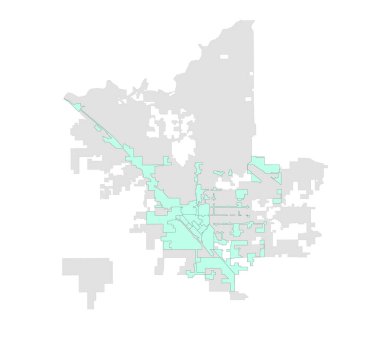 ABD California Eyaleti Fresno Şehir Haritası