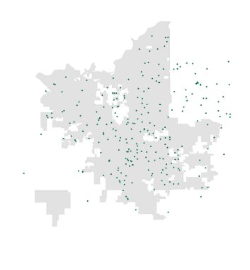 ABD California Eyaleti Fresno Şehir Haritası
