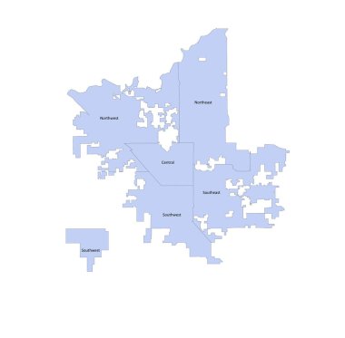 ABD California Eyaleti Fresno Şehir Haritası