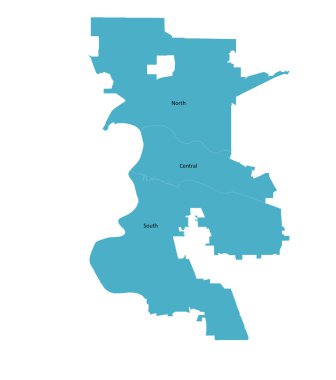 ABD Kaliforniya Eyaleti Sacramento İlçe Haritası
