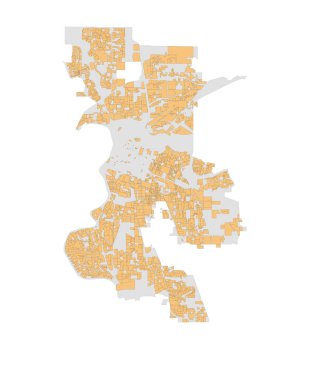 ABD Kaliforniya Eyaleti Sacramento İlçe Haritası