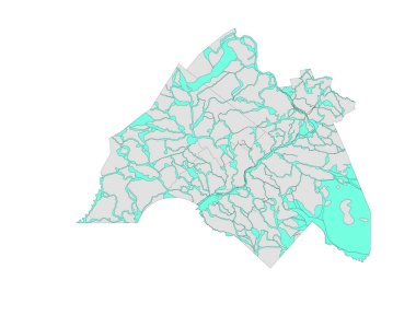 ABD Northeasst DVRPC Bölgesi Haritası 