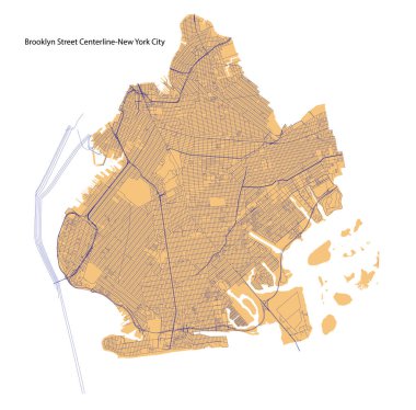 Brooklyn Caddesi Haritası, New York