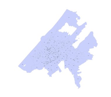 Avrupa haritası, Hollanda, Lahey PC4 haritası