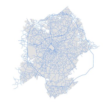 Kuzey Caroline haritası, Charlotte Taslak Sokak Haritası