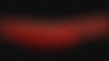 Derin siyah bir gradyan üzerinde yumuşak yatay kırmızı parıltı içeren karanlık soyut arka plan karamsar duvar kağıtları, başlıklar ve yaratıcı yerleşimler için bulanık ve sinematiktir..