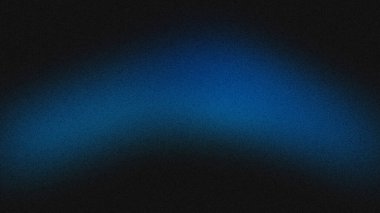 Siyah zemin üzerinde parlak bir kemer oluşturan yumuşak mavi eğim tasarım ve multimedya için soyut bir zemin olarak idealdir..