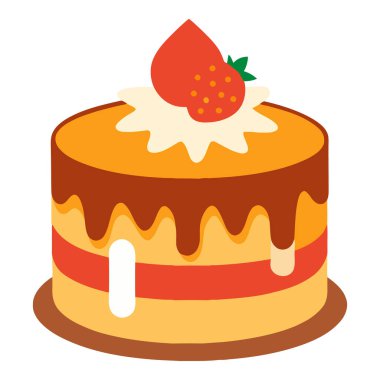 Çikolatalı Çilekli Lezzetli Çilekli Kek