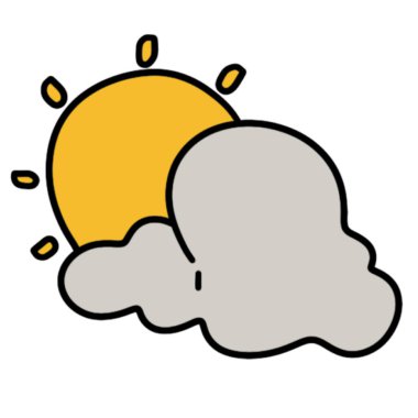 hava simgesi vektör illüstrasyonu