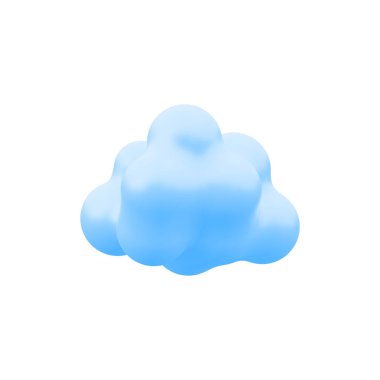 bulut vektör çizim şablonu