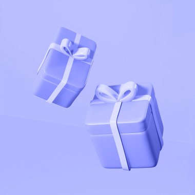 yay ile mor hediye kutusu